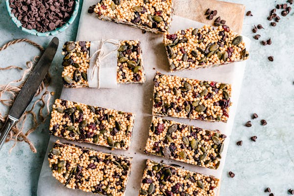 No-Bake Oat Energy Bar Cokelat
